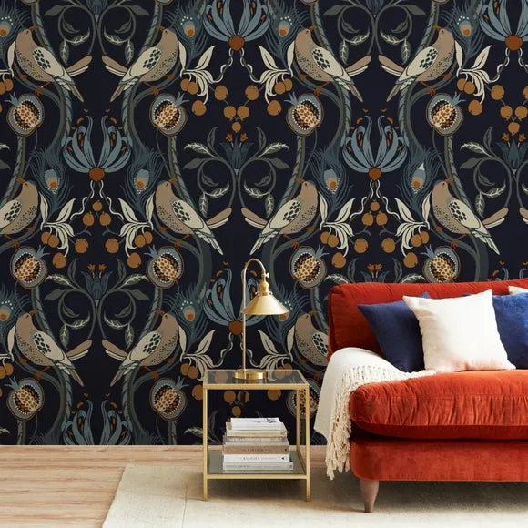 Wall Mural Traditional Design - Navy image