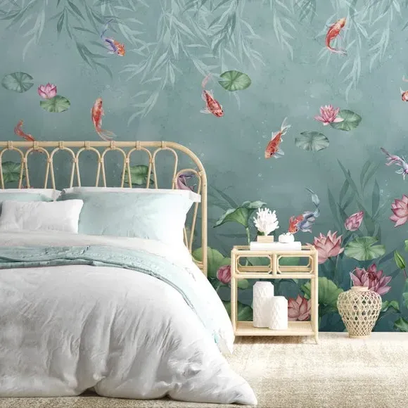 Wall Mural with Matt Finish - Green