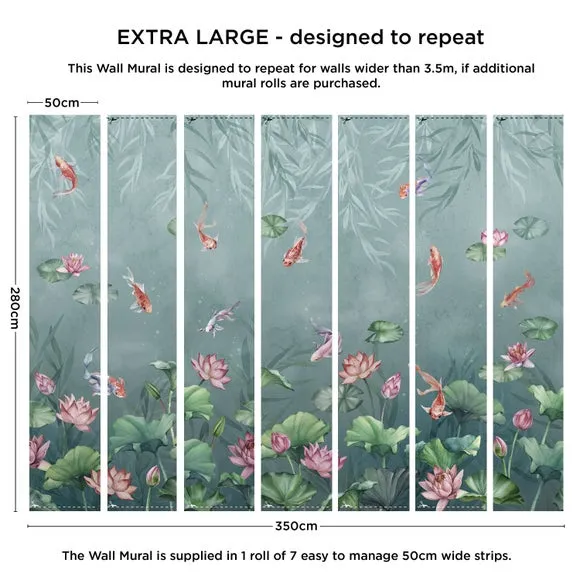 Wall Mural with Matt Finish - Green