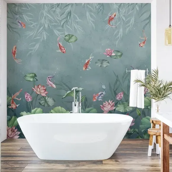 Wall Mural with Matt Finish - Green