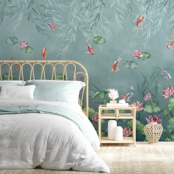Wall Mural with Matt Finish - Green