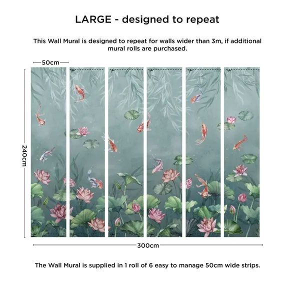 Wall Mural with Matt Finish - Green
