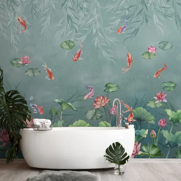 Wall Mural with Matt Finish - Green