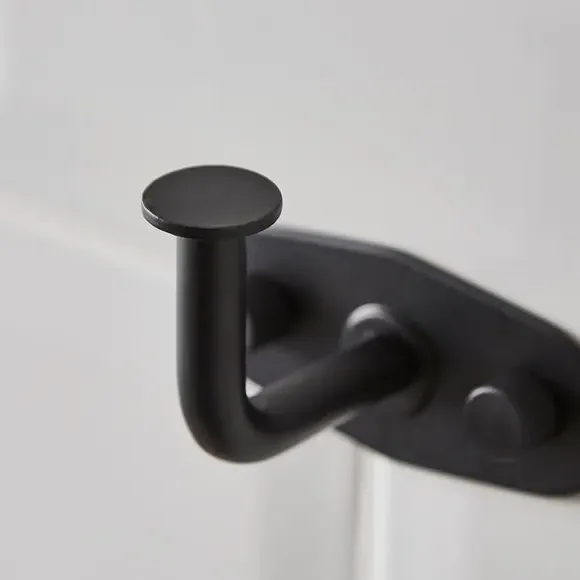 Wall Towel Hook - Black