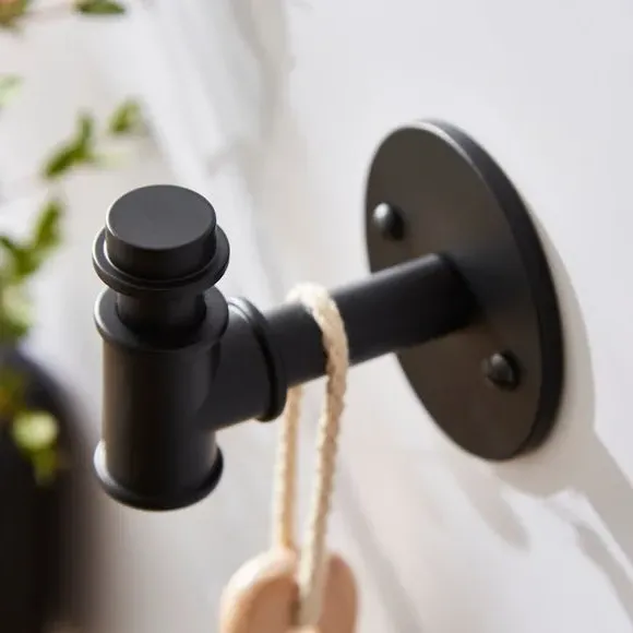 Wall Towel Hook - Black