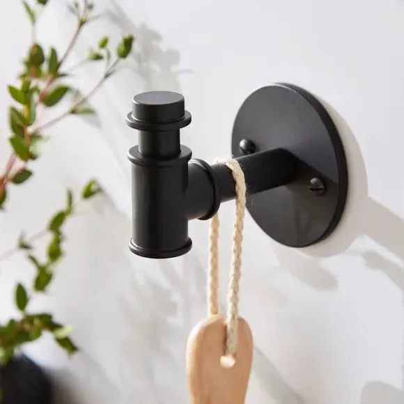 Wall Towel Hook - Black image