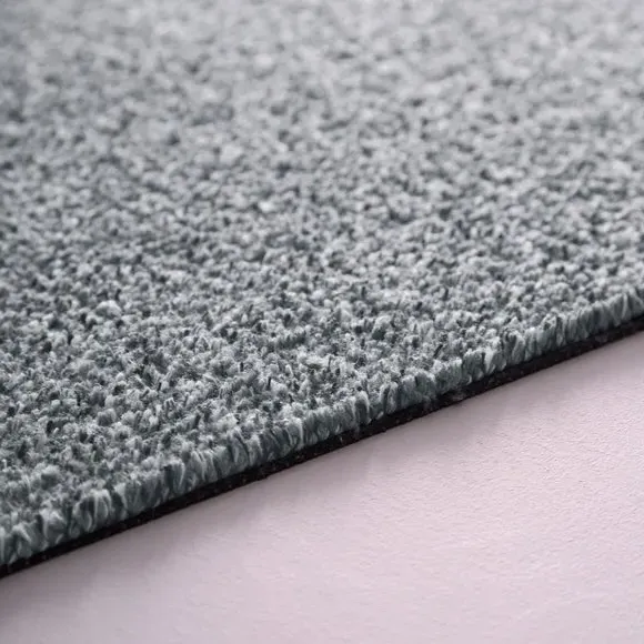 Washable Doormat - Silver, Cotton