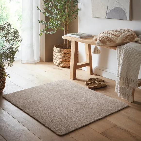 Washable Doormat with Anti-Slip - Beige