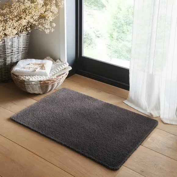 Washable Doormat with Anti-Slip - Charcoal