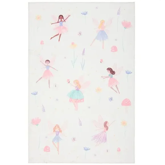 Washable Faux Fur Rug - Multicolor, Faux Fur