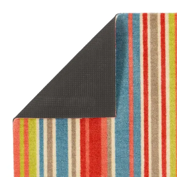 Washable Mat with Anti-Slip Backing - Multicolour