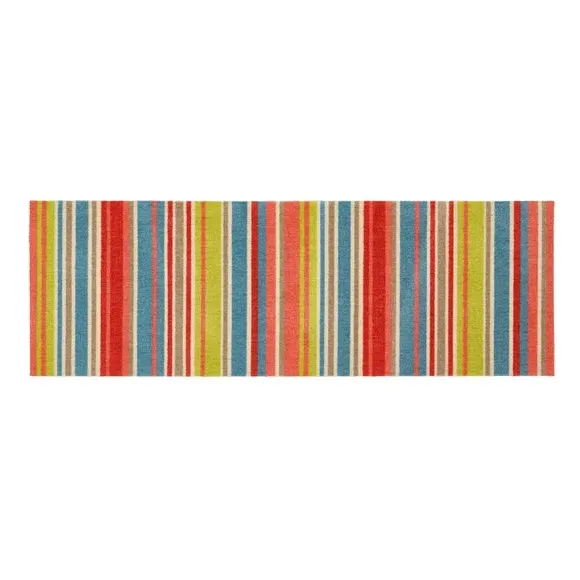 Washable Mat with Anti-Slip Backing - Multicolour