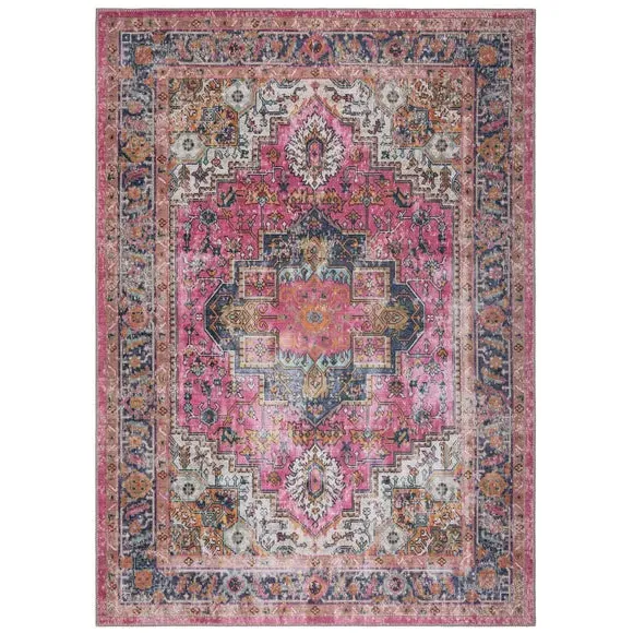 Washable Rug Traditional Design - Cotton Blend