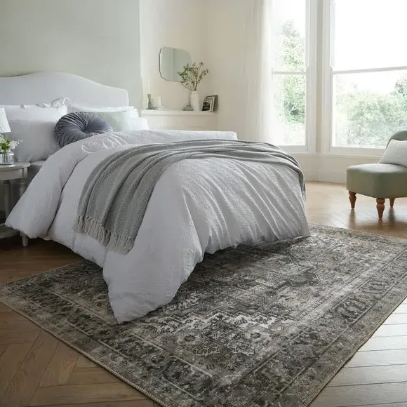 Washable Rug Traditional Design - Monochrome, Cotton image