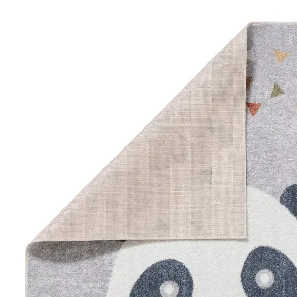 Washable Rug with Panda Design - Multicoloured