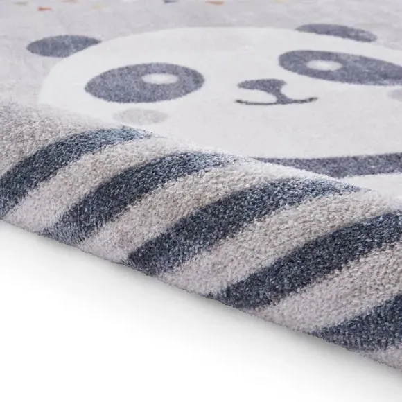 Washable Rug with Panda Design - Multicoloured