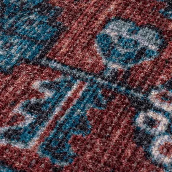 Washable Rug with Vintage Design - Multicoloured