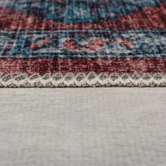 Washable Rug with Vintage Design - Multicoloured