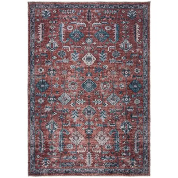 Washable Rug with Vintage Design - Multicoloured
