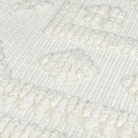 Washable Runner Rug - Cream, Polypropylene