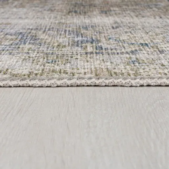 Washable Runner Rug Traditional - Sage, Cotton