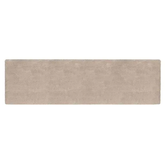 Washable Runner Rug with Anti-Slip - Beige
