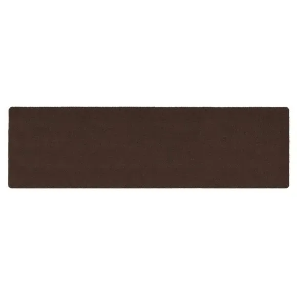 Washable Runner Rug with Anti-Slip - Brown