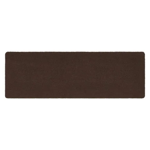 Washable Runner Rug with Anti-Slip - Brown