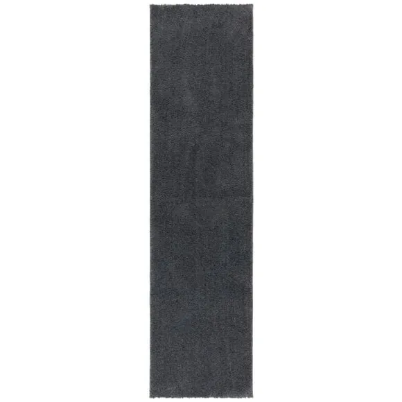 Washable Runner Rug with Anti-Slip - Grey