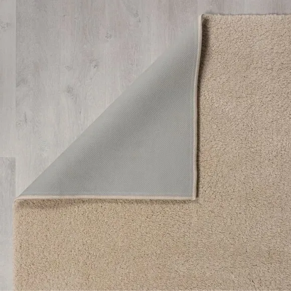 Washable Runner Rug with Anti-Slip - Natural