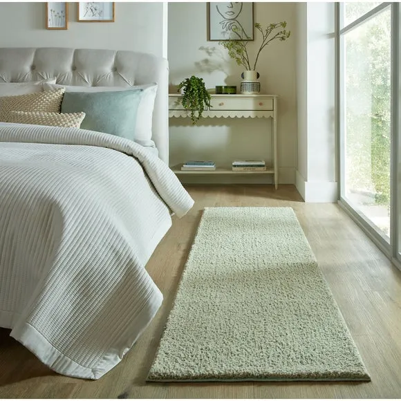Washable Runner Rug with Anti-Slip - Sage