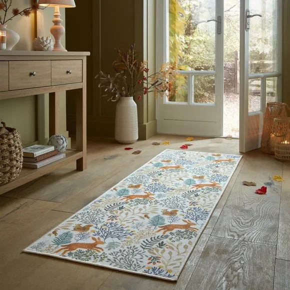 Washable Runner with Anti-Slip - Multicolor