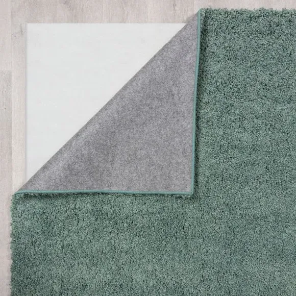 Washable Shaggy Rug - Green