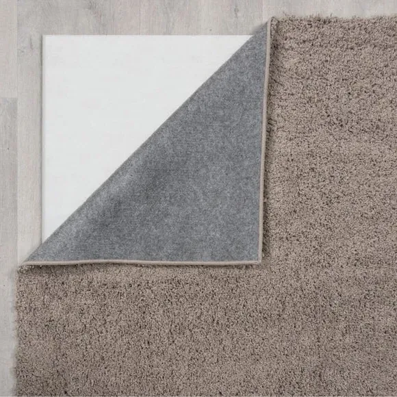 Washable Shaggy Rug - Grey