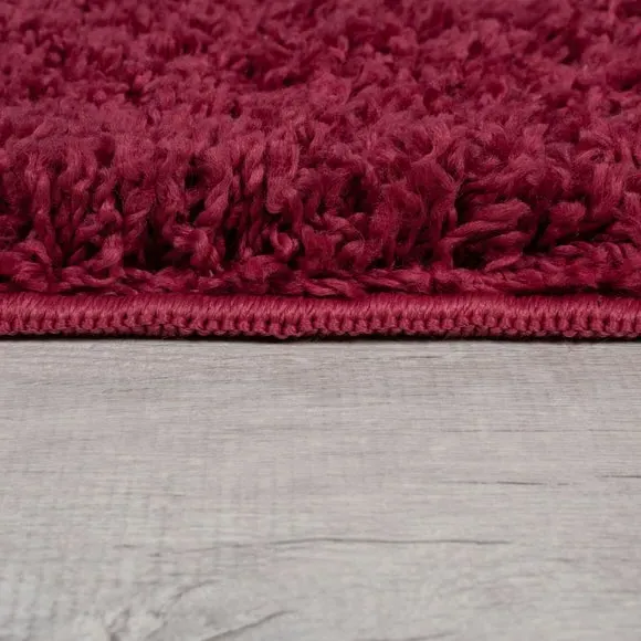 Washable Shaggy Rug - Mulberry