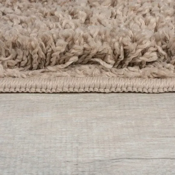 Washable Shaggy Rug - Natural