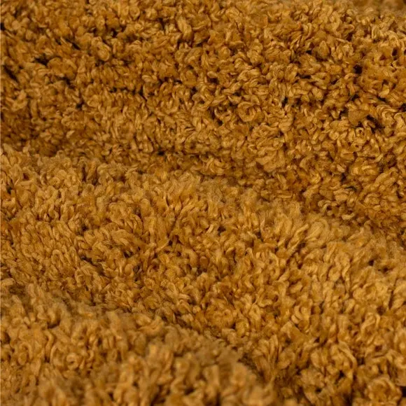 Washable Shaggy Rug - Ochre