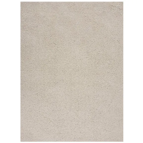 Washable Shaggy Rug - Sandstone, Polyester