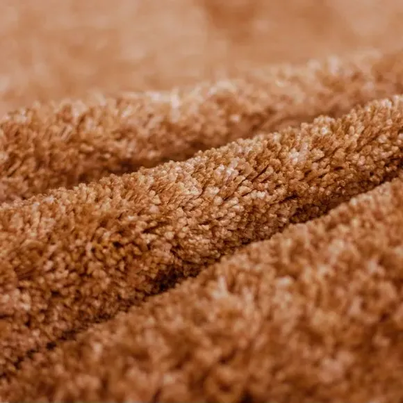 Washable Shaggy Rug with Anti-Slip - Ginger