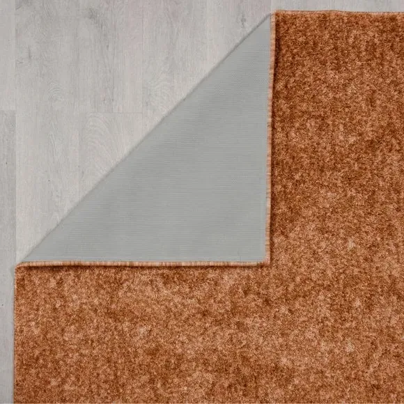 Washable Shaggy Rug with Anti-Slip - Ginger