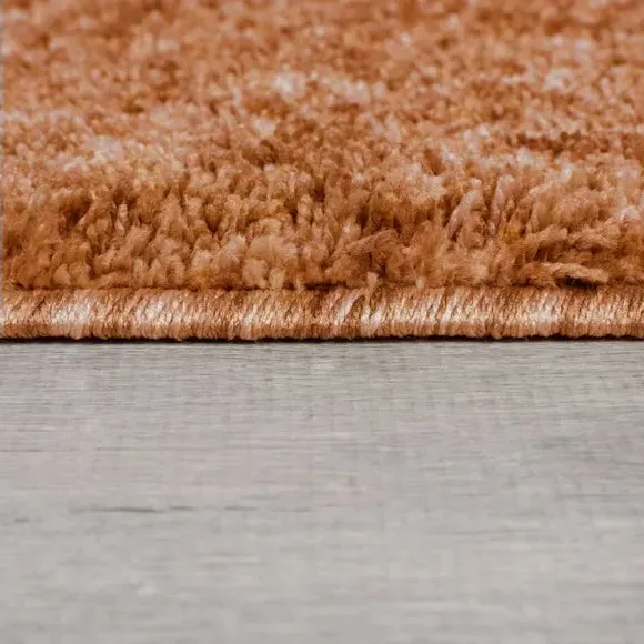 Washable Shaggy Rug with Anti-Slip - Ginger
