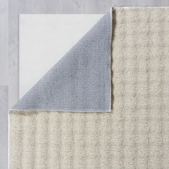 Washable Sherpa Faux Fur Rug - Ivory, Polyester