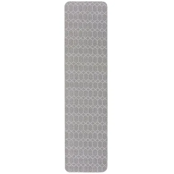 Washable Stair Runner - Grey, Polypropylene