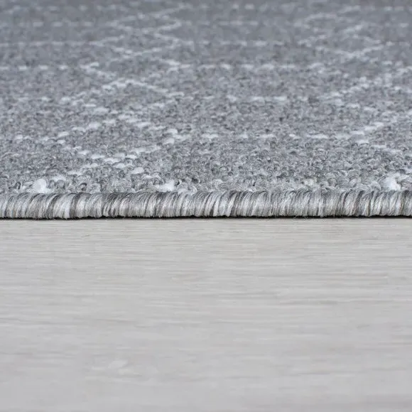 Washable Stair Runner - Grey, Polypropylene