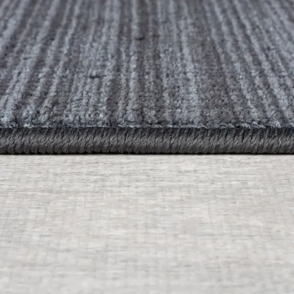 Washable Stair Runner with Anti-Slip - Grey, Boucle