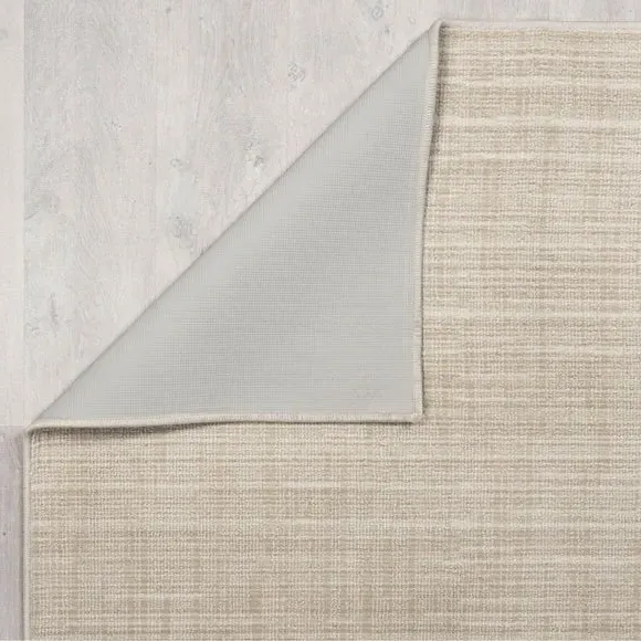 Washable Stair Runner with Anti-Slip - Ivory, Boucle