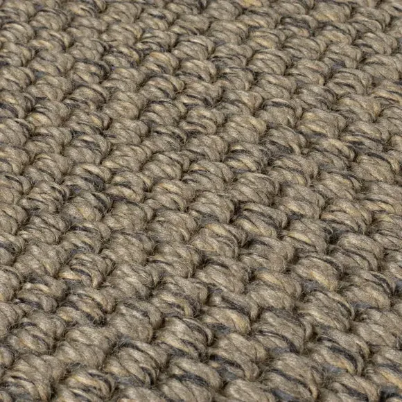 Washable Stair Runner with Border - Black