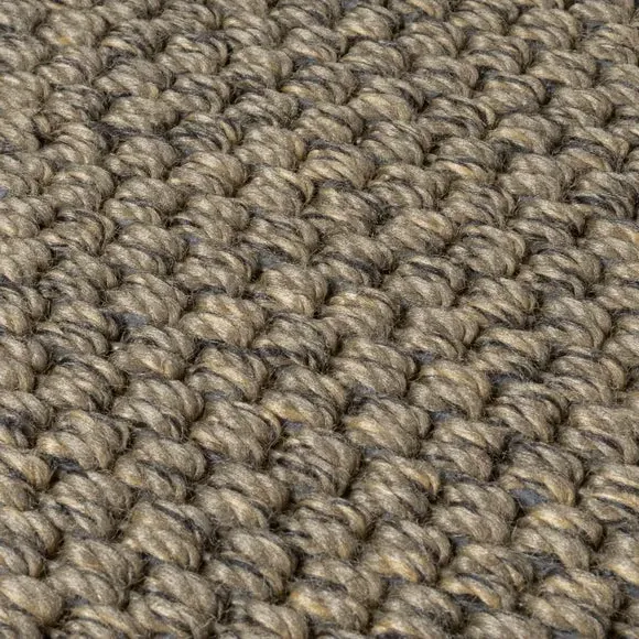 Washable Stair Runner with Border - Grey