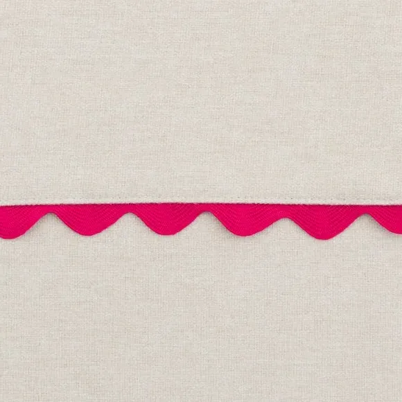Wave Blackout Roman Blind - Magenta, Fabric
