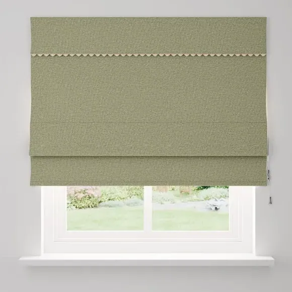 Wave Blackout Roman Blind - Sage, Fabric